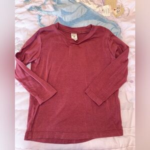 kate quinn Long Sleeve Tee in Berry Red